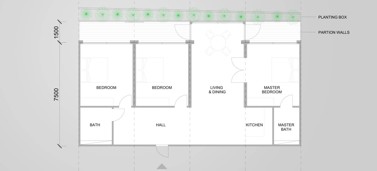 Typical Apartment Floorplan | Multi-family | Modern Selection