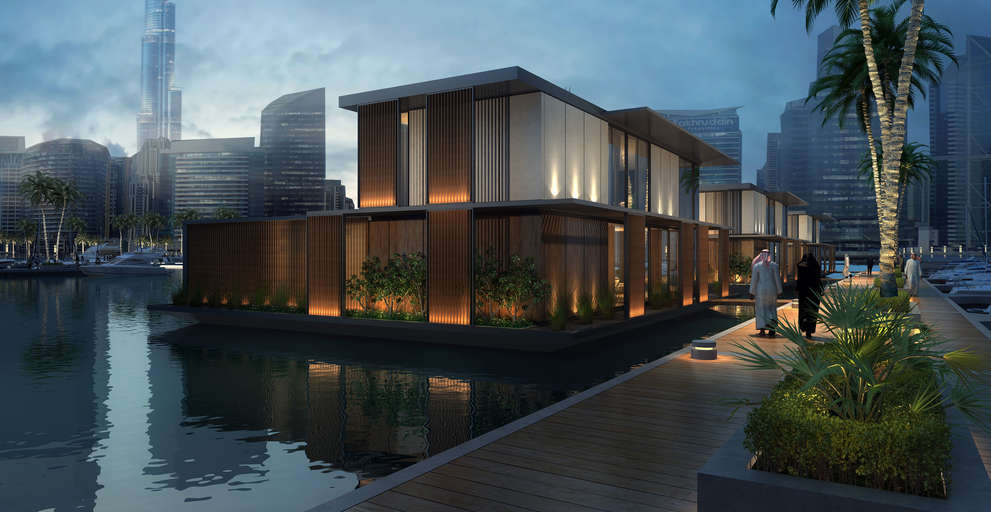 ADMARES wins floating homes on water contract in Marasi Business Bay Dubai